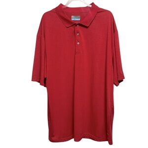 PGA TOUR Red Golf Polo‎ Short Sleeve Men’s Size 2XLarge